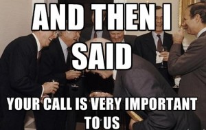 call is important to us